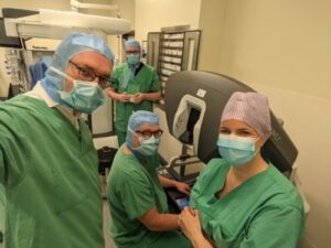 Bernhard Seidenath mit MdB Katrin Staffler im Dachauer Klinikum zumInformationsbesuch. 