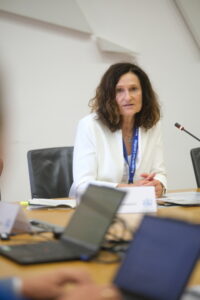 Mechthild Hofner vom Bayerischen Hebammenverband berichtete von der Verunsicherung unter den Hebammen. Foto: CSU-Fraktion