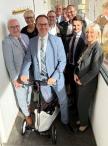 Der AK Gesundheit mit Vertretern der Firma Orthoscoot. Foto: CSU-Fraktion
